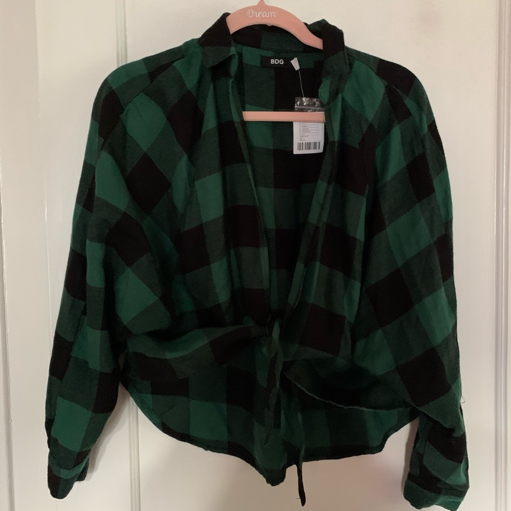 Urban Outfitters Cropped Flannel